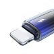 6. Joyroom S-A42 Crystal-Clear Serie 3A USB-A – Lightning Kabel 1,2 m – Schwarz