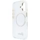 7. Guess IML Script Metal MagSafe Hülle für iPhone 17 - Transparent