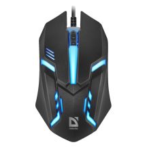 DEFENDER CYBERMOUSE MB-560L 7 FARBEN 1200DPI 3P SCHWARZ 52560
