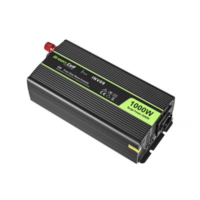 7. GREEN CELL INV09 WECHSELRICHTER 12V-230V 1000W/2000W REINE SINUSWELLEN-WECHSELRICHTER