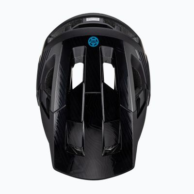 6. LEATT MTB Enduro 4.0 V23 abnehmbarer Fahrradhelm, Größe L, schwarz