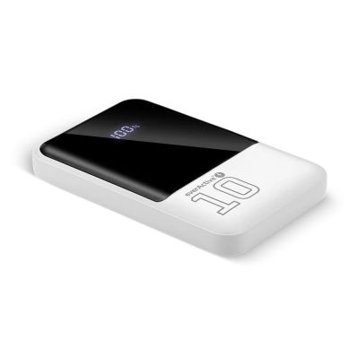EVERACTIVE Powerbank 10.000 mAh, 2x USB, 1x USB-C 22,5 W, QC4+, LCD, Weiß EB-10Q