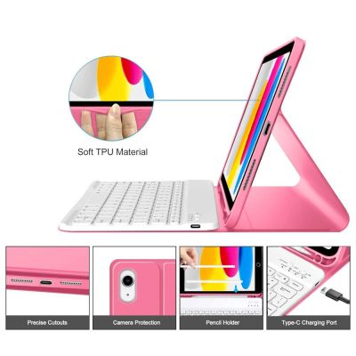 5. Tech-Protect SC Pen Hülle für iPad 10,9" (10/2022) und 11" (11/2025) – Pink