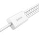 3. Baseus Superior Series USB-A - USB-C / Lightning / Micro-USB 3,5A Kabel 1 m - weiß