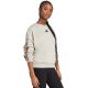 4. Damen adidas Animal Print 3-Streifen French Terry Sweatshirt Creme JM1836