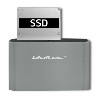 5. QOLTEC HDD/SSD-Dockingstation | 2,5"/3,5" SATA | USB 3.0