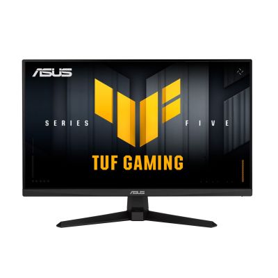 27. ASUS TUF Gaming Serie 5 – VG259QM5A Gaming-Monitor – 24,5-Zoll-Full-HD-Fast-IPS-Panel, 240 Hz, 0,3 ms, G-SYNC®-kompatibel, AMD FreeSync™ Premium, ELMB SYNC, 99 % sRGB, DisplayWidget Center, Gaming-KI