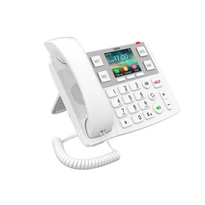 3. Fanvil X305 VoIP-Telefon, weiß, 2-zeiliges LCD-Display, WLAN
