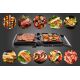 16. ELDOM KONTAKTGRILL GK110 800W SCHWARZ UND SILBER