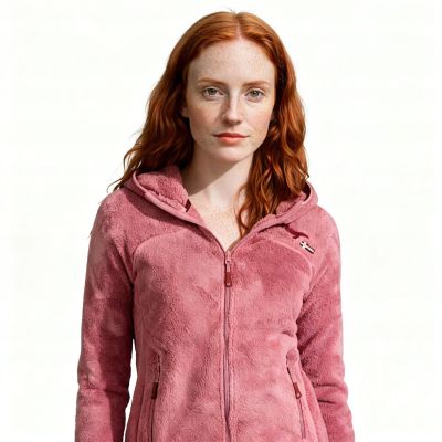 6. Damen-Fleecejacke Geographical Norway UPALOOD BPINK DB lady 047-1 BLUSH PINK (WZ4197F/GN-ROSE BLUSH)