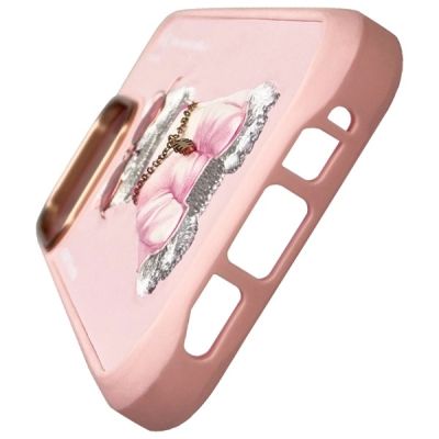 6. Nimmy Glasses Cool Cat Hülle für iPhone 16 Pro Max - Rosa