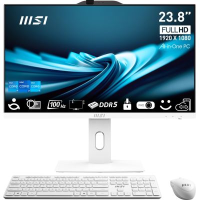 4. MSI AIO PRO AP242P 14M-859EU i7-14700 23,8" IPS LED FHD Non-Touch Anti-Glare 16GB SSD 1TB M.2 AX211 WiFi 6E Windows 11 Pro Weiß