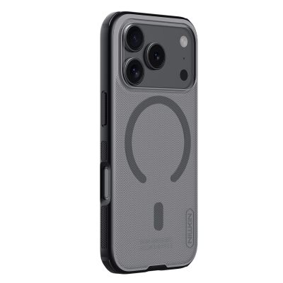 3. Nillkin Super Frosted Shield Pro MagSafe-kompatible Hülle für iPhone 17 Pro – Transparent Schwarz