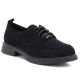 Schwarze Damen-Wildlederschuhe Vinceza 62332