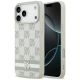 DKNY Schutzhülle mit Karomuster und Streifen für iPhone 17 Pro Max – Beige