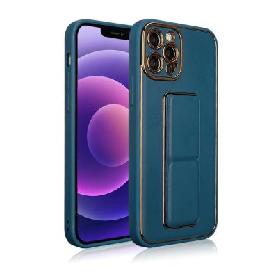 2. Neues Kickstand Case für iPhone 12 mit Ständer blau