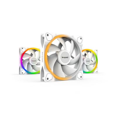 be quiet! Ventilatoren LIGHT WINGS WEISS 120 mm 3 Stück