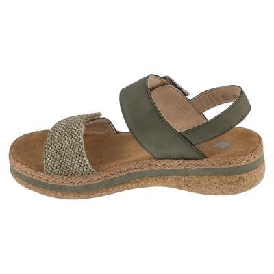 2. Rieker Sandalen V0951-54 Grün 37