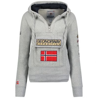 Geographical Norway 3/4 Gymclass Distri M WU1293H/GN B-Graues Sweatshirt