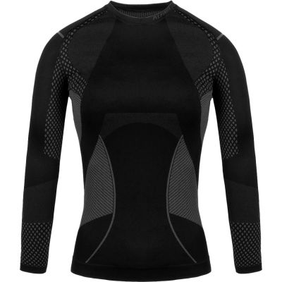 19. Alpinus Active Base Layer Thermoaktives T-Shirt Schwarz und Grau W GT43180