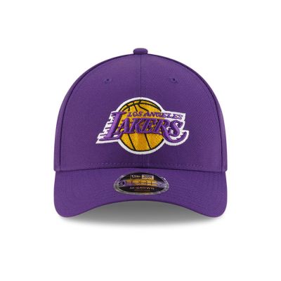 2. New Era 9FORTY Los Angeles Lakers NBA Team M-Crown Lila Snapback-Kappe - 60755462