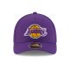 2. New Era 9FORTY Los Angeles Lakers NBA Team M-Crown Lila Snapback-Kappe - 60755462