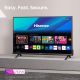 23. Hisense 40A4Q 101,6 cm (40") Full HD Smart TV Wi-Fi Schwarz 200 cd/m²