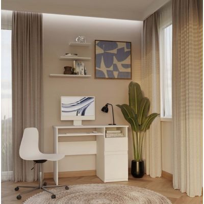 7. PORTO SCHREIBTISCH RECHTS WEISS