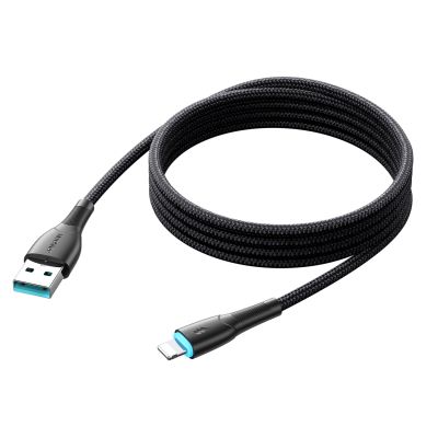 3. Joyroom Starry Series SA32-AL3 3A USB-A / Lightning Kabel 1m - schwarz