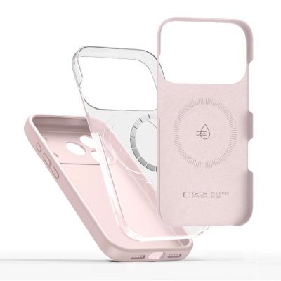 4. Tech-Protect Silicone MagSafe Case für iPhone 17 Pro - Pink
