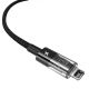 3. Baseus Gem Kabel USB Typ A auf iPhone 2,4 A 1 m (Schwarz)