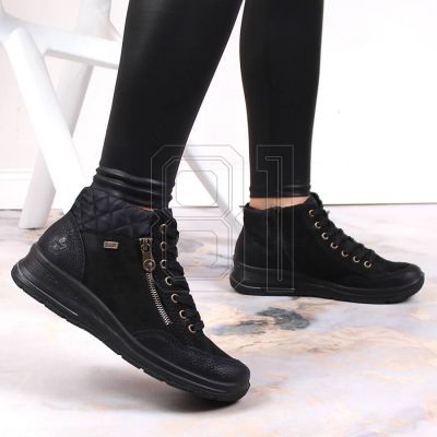 6. Rieker W RKR567 Wasserdichte, isolierte Lederstiefeletten