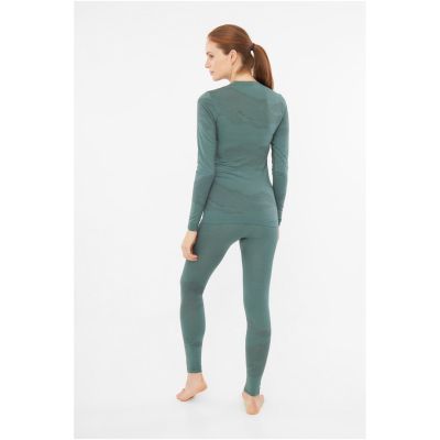 18. VIKING Gasher Lady Set Merino Damen Unterwäsche Größe S grün