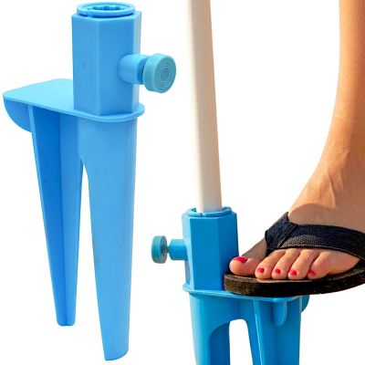 5. 28 cm blauer Schirmständer