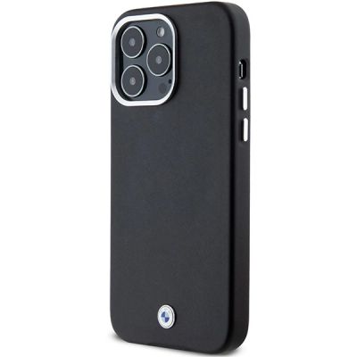 2. BMW Signature Wrapped Metal MagSafe Hülle für iPhone 15 Pro Max – Schwarz