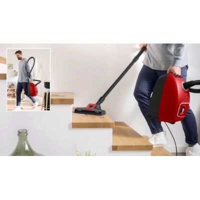 10. Bosch Serie 4 BGB41PET1 Staubsauger mit Beutel, rot