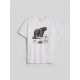 6. Herren-T-Shirt mit Aufdruck, regulär, Größe 4F 4FKAW26TTSHM4473-11S