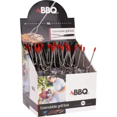 45. Teleskop-Grillgabel 24-72 cm