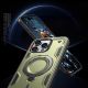 6. Hybrid Armor Trendige Hülle mit MagSafe für iPhone 16 Pro Max – Grün