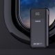 6. Dudao K15Pro Powerbank 20000 mAh 22,5 W PD USB-C / USB-A / integrierte Lightning und USB-C-Kabel – Schwarz
