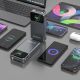 8. Dudao K31 Pro 45W 20000mAh Powerbank mit integriertem einziehbarem USB-C-Kabel - Grau