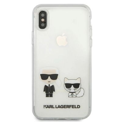 3. Karl Lagerfeld Karl & Choupette iPhone Xs Max Hülle - Transparent