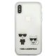 3. Karl Lagerfeld Karl & Choupette iPhone Xs Max Hülle - Transparent