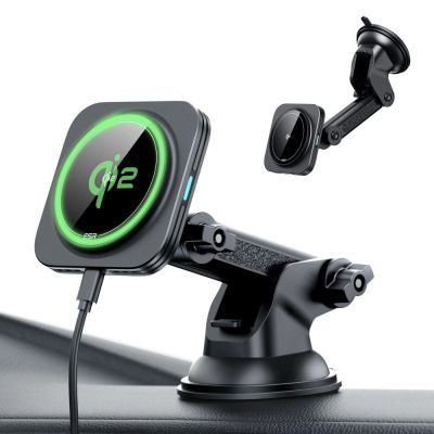 6. ESR Halolock Magnetische MagSafe QI2 15W Autohalterung - Schwarz