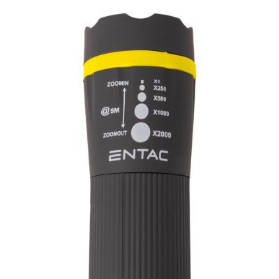 5. Entac EFL-ZOOM-PL Taschenlampe Schwarze LED-Handtaschenlampe