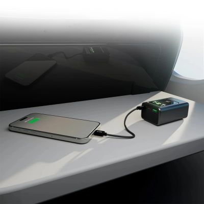 9. Powerbank SBS 10000mAh PD 35W mit LCD-Display - grau
