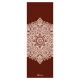 10. Gaiam Yogamatte „Sundial Flower“, intensiv rostfarben, 5 mm, 65733