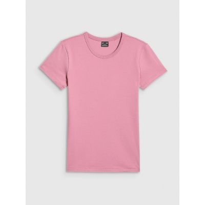 5. Damen-T-Shirt, schmal geschnitten, einfarbig, Größe 4F 4FRAW25TTSHF3623-56S