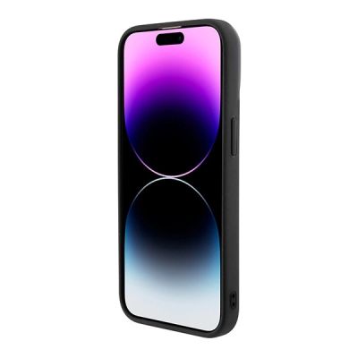 5. Guess GCube Stripes MagSafe Hülle für iPhone 15 Pro Max – Schwarz