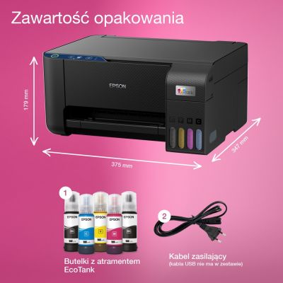 10. Epson EcoTank L3231 – Multifunktionsdrucker im A4-Format mit kontinuierlicher Tintenzufuhr